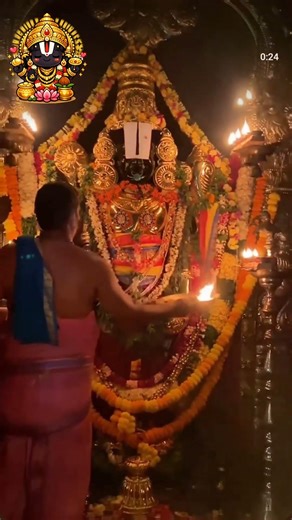 om namo Sri Venkateswara swamy temple 🪷 #tirupati #tirumala #tirupatibalaji #balaji #govinda #arti