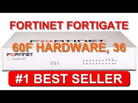 Fortinet FortiGate 60F Hardware 36 Month Unified Threat Protection (UTP) Firewall Secur - B08126M4YH