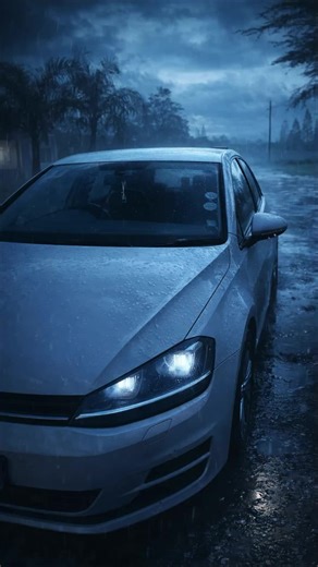 A white Golf on a blue Monday 💙