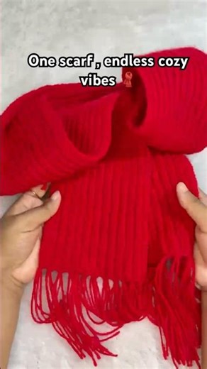 Crochet scarf | beginner friendly🧣#diy #crochet #scarf #winter #craft #gift #handmade #tutorial