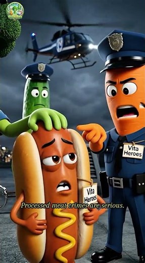 Talking AI Hot Dog Rooftop Escape 🌭