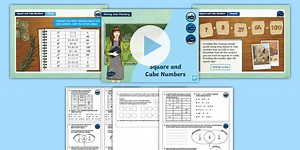 Year 6 Diving into Mastery: Step 6 Square and Cube Numbers Teaching Pack