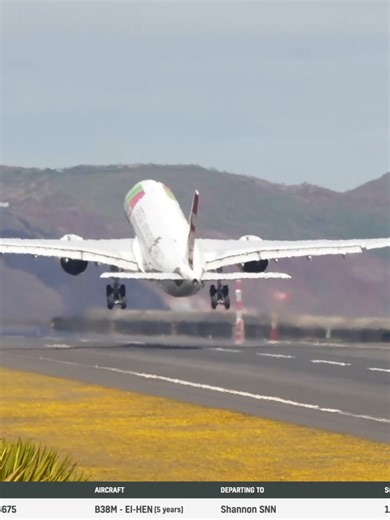 Majestic Airbus A330-900 Takeoff from Madeira