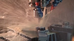 CNC milling aluminium.