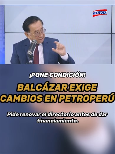 ¿Respaldas esta condición o crees que no solucionará el problema? Te leemos. #Petroperú #balcázar #Perú #Políticaperuana