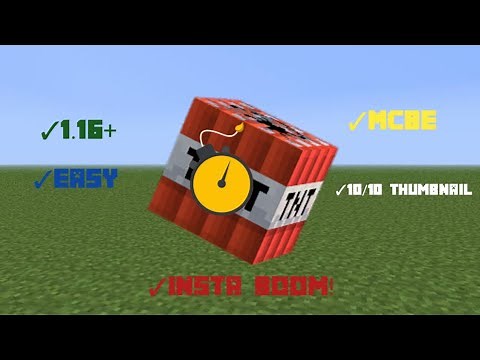 How to make tnt instantly explode in Minecraft Bedrock