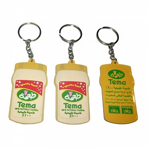 [Hot Item] Custom 2D Soft PVC Keychain Key Chain/Soft Rubber Keychains