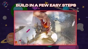 Nine Planets DIY Solar System Model for Kids - Complete Solar System Kit for Kids 8+ Years Old - Includes Wood Model & Puzzle with Fact Cards - Science Kits for 8-12 Years Old