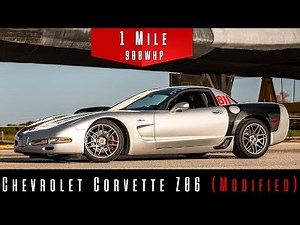 2002 Chevrolet Corvette Z06 (Modified) | Standing Mile Top Speed Test