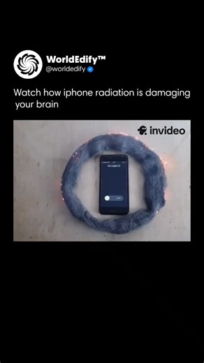 worldEdify™🌍 on Instagram: "They say mobile phone radiation is safe because it’s classified as “non-ionizing.” But critics argue that safety standards focus mainly on short-term heating effects, not the possible long-term impact of constant, close-range exposure to RF and EMF signals near the brain for hours each day. Some individuals claim to have gathered personal medical data, cognitive records, or internal studies suggesting a link between prolonged device use and neurological changes. Thes
