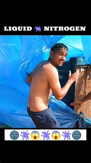 Liquid 🫟 Nitrogen Experiment 🥼 #shortsfeed #trendingshorts #mrindiahacker