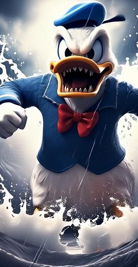 Horror version of the Disney character Pluto, Donald duck, Goofy 🤪 | #scary #creepycartoon #creepy