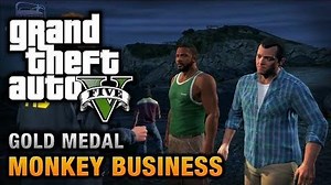 GTA 5 - Mission 54 - Monkey Business 100% Gold Medal Walkthrough