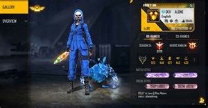 Dev Alone’s Free Fire ID, stats, real name, and monthly income details