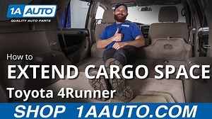 How to Extend Cargo Area 2002-09 Toyota 4Runner