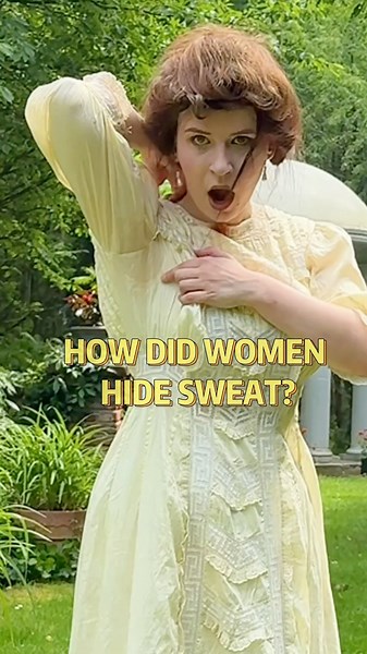 How Women Hid Sweat 100 Years Ago