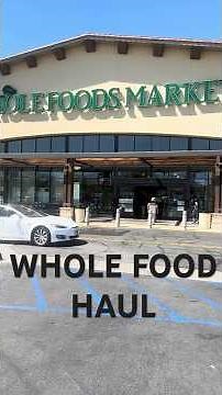 🥗 Quick & Healthy Whole Foods Haul | Easy Vegetarian Meal Ideas on the Go!