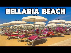 Bellaria Beach in Bellaria Igea Marina | Italy | Summer 2024