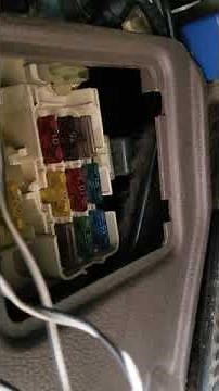 Second gen Toyota 4runner power window fuse location.