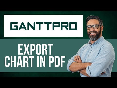 How to Export Chart in PDF on GanttPro — Step by Step GanttPro Tutorial