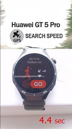 The Fastest GPS Watch? Huawei Watch GT 5 Pro Satellite Lock Speed Test #shorts