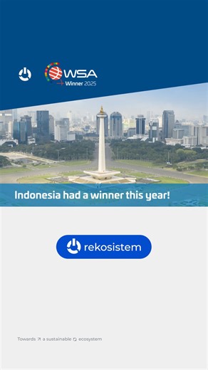 Rekosistem | 🎉 Rekosistem wins WSA 2025 for Digital Innovation with Social Impact 🌍✨ We’re thrilled to announce that Rekosistem has been selected as... | Instagram