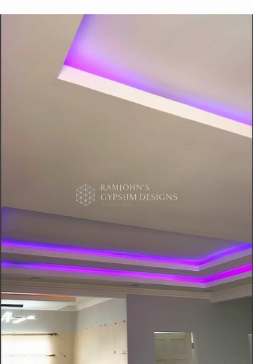 Elegant Gypsum Ceiling Design Ideas for Living Rooms