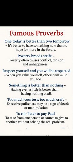 famous Proverbs