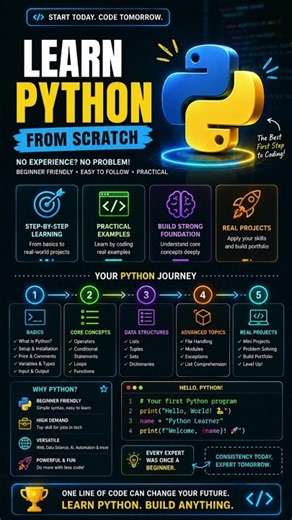 Want to learn Python from Scratch?