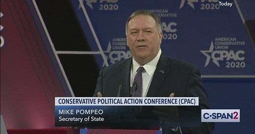 CPAC, Secretary of State Mike Pompeo