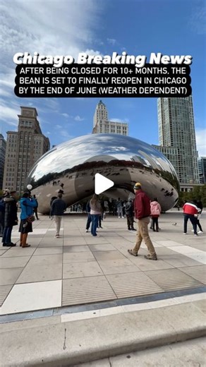 Best Date Food | Chicago Food, News & Things To Do on Instagram: "“I’m back.” - M̶i̶c̶h̶a̶e̶l̶ ̶J̶o̶r̶d̶a̶n̶ The Bean . After almost a year of construction, Chicago’s iconic sculpture is set to return by the end of June as a new timetable for The Bean’s reopening was just shared by the city’s Department of Cultural Affairs/Special Events. . You may recall that The Bean was closed August of last year as the city began working on renovations to Grainger Plaza, the area that surrounds The Bean. . O