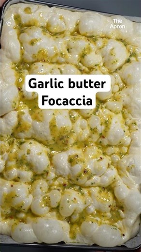 This Garlic Butter focaccia is So good! 😊