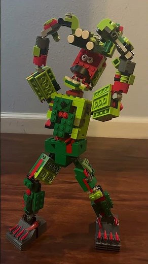 Posing my fnaf springtrap lego figure! #fnaf #horror