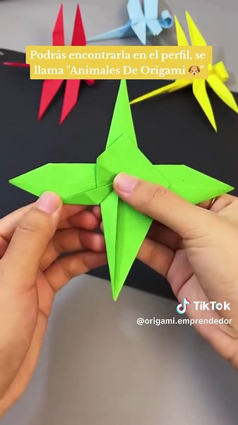 Tutorial de libélulas de origami 🪰