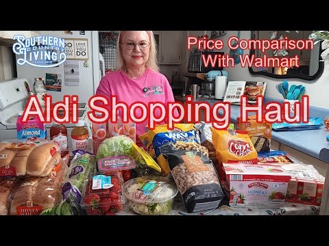 Aldi Shopping Haul -- Price Comparison With Walmart