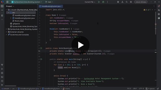 Building a Hotel Booking System in Java with DSA | Ashish Tiwari posted on the topic | LinkedIn