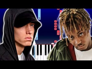 Eminem ft Juice Wrld - Godzilla (Piano Tutorial)