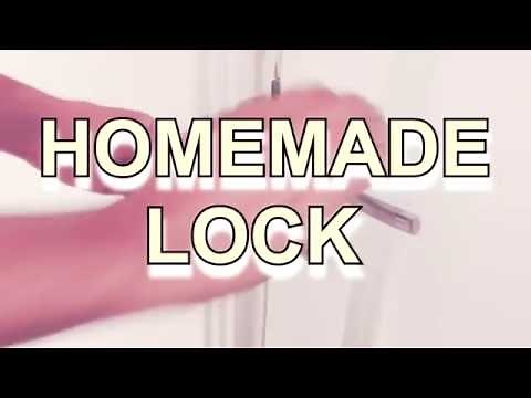 HOMEMADE LOCK IN 1 MINUTE !!