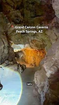 Grand Canyon Caverns in Peach Springs, AZ - see one of the largest dry caverns in the US on Route 66