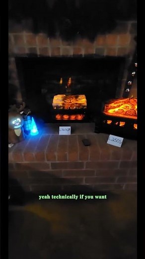 R.W.FLAME 44" Electric Fireplace with Mantel Package Freestanding Fireplace Heater Corner Firebox