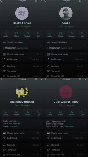 family❤️🫂 #osakaclan @Osaka universe @LADIES OS𖤐KA