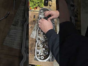 Ls3 style heads valve and spring swap on trick flow spring compressor tool .