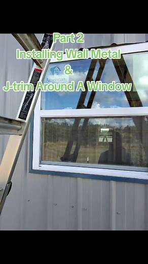 DIY Pole Barn Part 2: Installing Wall Metal and J-Trim