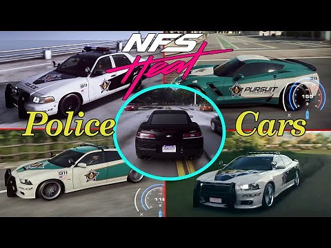 Police Cars in Need for Speed Heat 2020