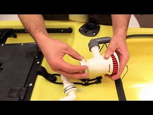 Kayak Instruction : Live Bait Well Pump - X Factor - Malibu Kayaks