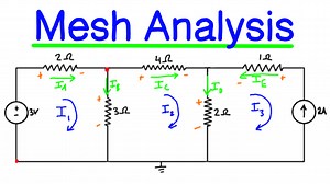 Mesh Analysis Example Problem #2