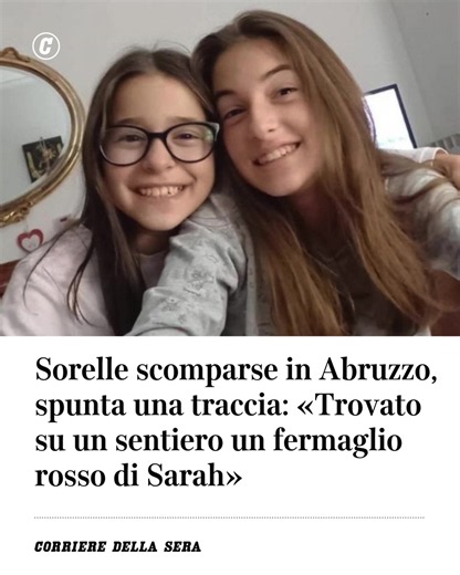 Fermaglio rosso ritrovato nei boschi: segno delle sorelle scomparse
