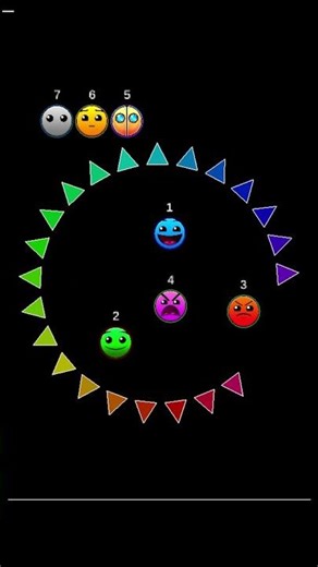 perfect escape order? #satisfying #bouncingball #simulation #creativecoding