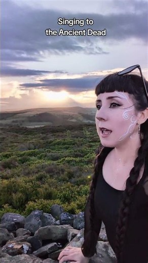 Found a long barrow. Sang to the ancestors #shannonpearl #kulning #etherealsong