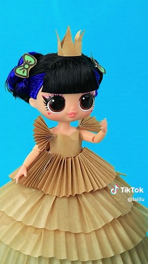 Create a Stunning Cardboard Dress for Your Doll